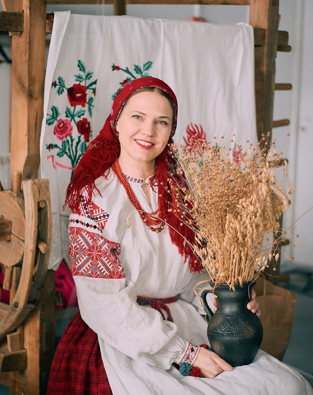 Women in Slavic costumes in Bhopal